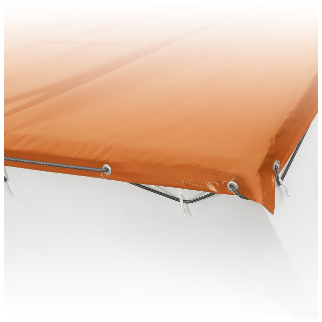 Waterproof flat tarpaulin PVC 630g /m²