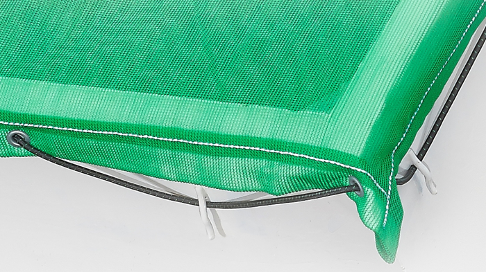 Weiche luftdurchlässige Gewirkplane 220g für Minicontainer & Minimulden 1.85 x 2.50 m