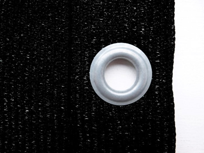 PE Bâche de tennis, protection visuelle, protection contre le vent, protection solaire 230g 1.75x3.40m noir