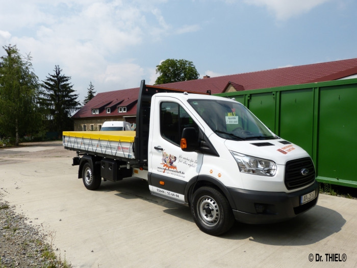 Ford Transit Doka PVC Pritschenplane 630g/m² für Pritscheninnenmaß 2138x3205mm grau