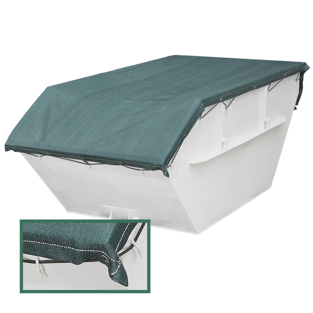 Bändchengewebeplane 320 g/m² Container Mulden