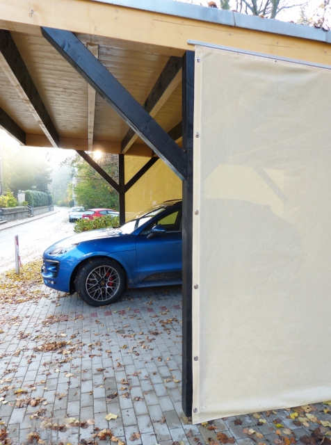 Seitenwand Carport Plane Carportwand nach Maß - Dr. THIEL GmbH