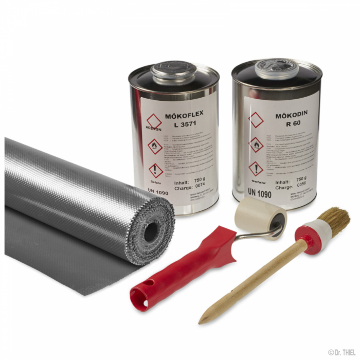 Kit di riparazione per teloni impermeabili in PE / PVC – teli