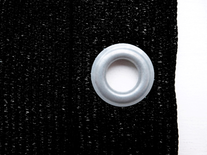 Telo protezione laterale, frangivista, frangivento, telo ombreggiante 230g 1.75x3.40m nero