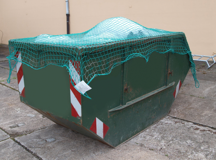 Containernetz PP 45|3 mit Randkordel für Abrollcontainer & Absetzcontainer