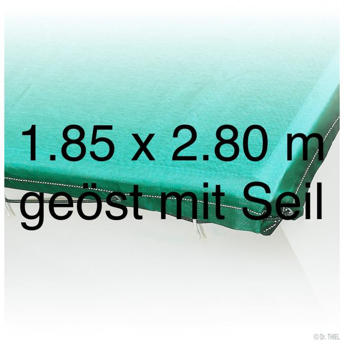 PE-Flachgewebe 190 g, stabil und günstig für Minicontainer & Minimulden 1.85 x 2.80 m