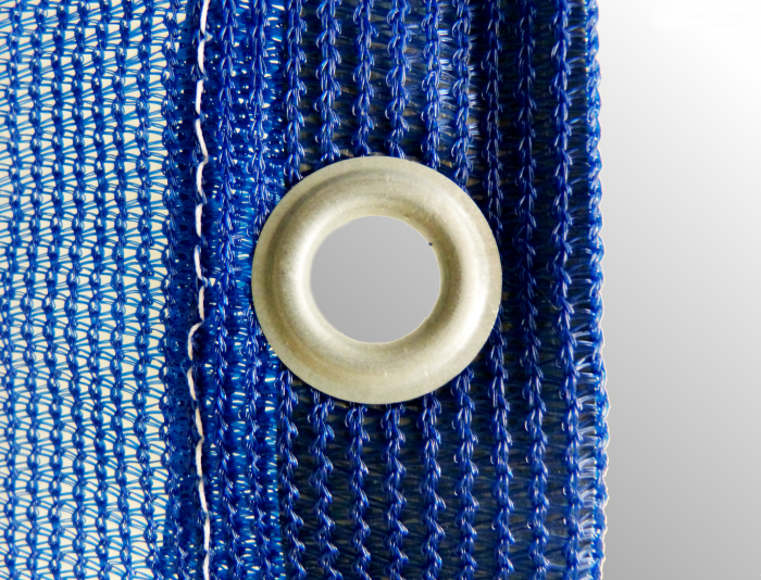 Universelle feinmaschige Netzplane weich wasserdurchlässig 220g/m² Abdecknetz Sondergröße blau ohne Seil