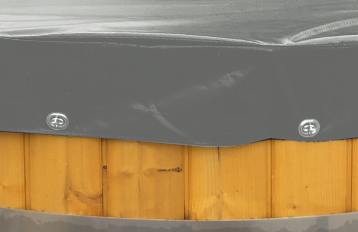 Haube Abdeckung Deckel Badezuber Badefass Hot Tub 1,80m Durchmesser 10cm Höhe