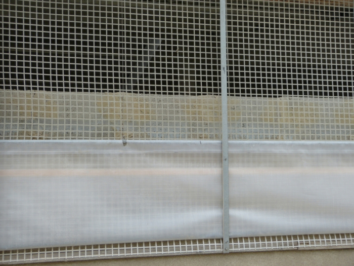 Hall Stable side wall Weather protection Wind PES 260 g/m² Green