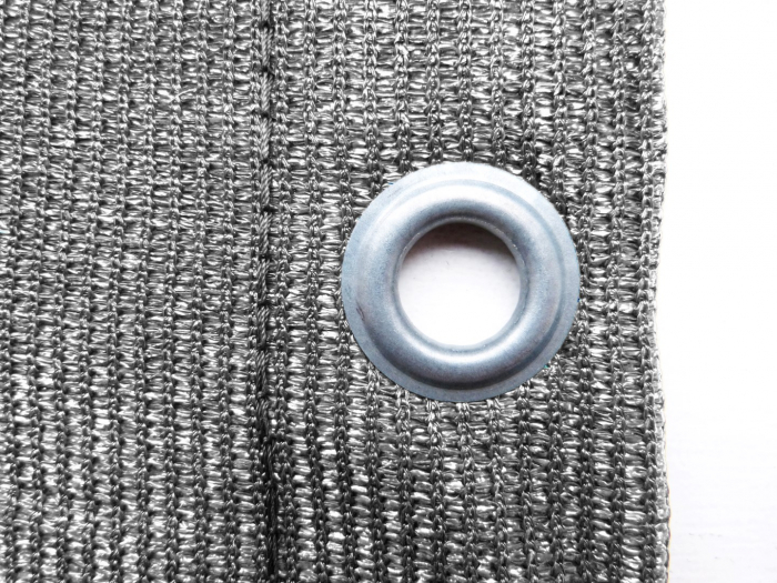 Balkonsichtschutz Balkonnetz Sichtschutz Balkonverkleidung Balkon Netz 120 x 500 cm silber