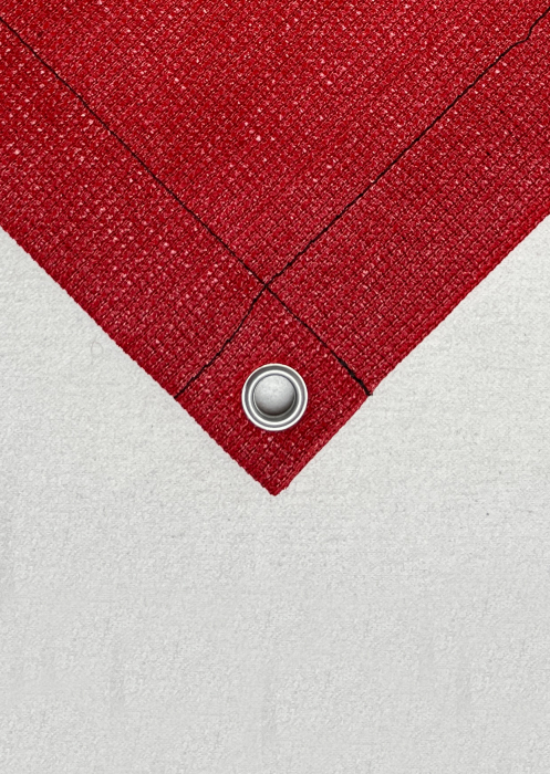 Telo protezione laterale, frangivista, frangivento, telo ombreggiante 200/230g misura particolare rosso