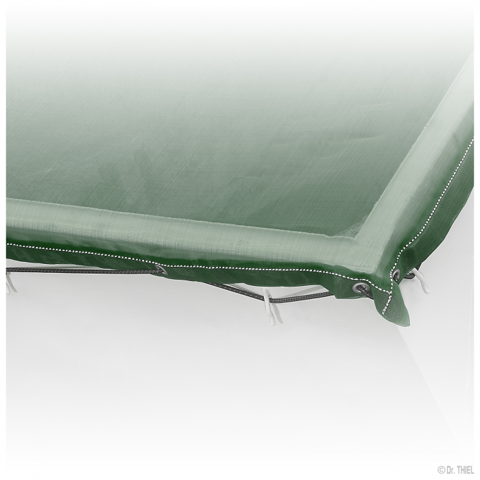 Stiff air permeable fabric cover 200g /m² for containers & skips