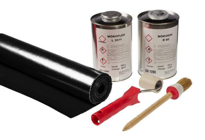 Kit de réparation pour bâches étanches en PE / PVC &#8211 ; Bâches