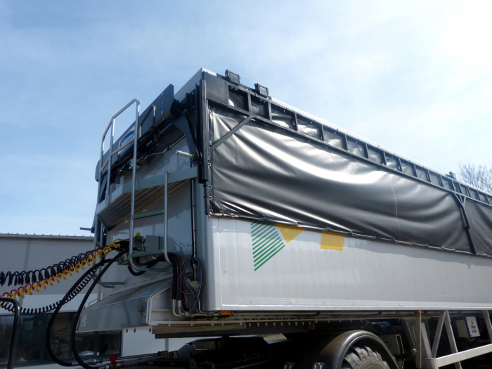 Shur-Co Double-Flip Planensystem Deckelsystem LkW Auflieger Schubboden