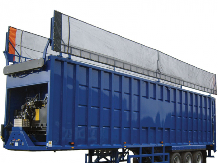 Shur-Co Double-Flip Planensystem Deckelsystem LkW Auflieger Schubboden