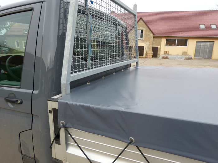 Rollplane Kleintransporter Pritschenrollplane Handkurbel wasserdicht PVC 630g/m² Pritschenfahrzeuge