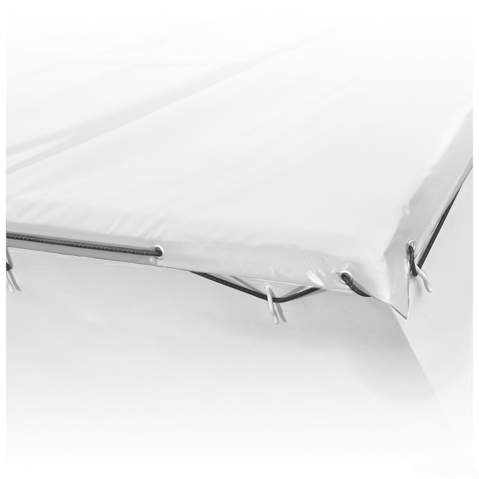 Waterproof flat tarpaulin PVC 630g /m²