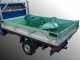 PP Pritschen-Abdecknetz 100/6 grobmaschig 2,7 x 2,5 m schwarz mit Randkordel ohne Gummiseil