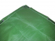 Gumowana Plandeka Poliestrowa, 260g,przepuszczająca powietrze, zielona bez linki gumowej, wymiary niestandardowe