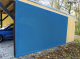 Carport Pergola Seitenwand Wetterschutz Windschutz Sondergröße blau