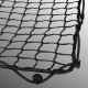 PKW Anhängernetz 45/3 grobmaschig inkl. Randkordel mit Gummiseil 2,5x4,5m schwarz