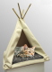 Katzenzelt Spielzelt Puppenzelt 100% Baumwolle 500 g/m²