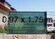 Tennisblende, Sichtschutz, Windschutz 200g 0.97x1.76 m