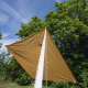 Beach tent awning set sail sun protection 230 g/m² beige