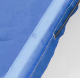 Universelle steife glatte luftdurchlässige Gewebeplane 200g/m² blau ohne Seil Sondergröße