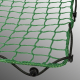 PKW Anhängernetz 45/3 grobmaschig inkl. Randkordel mit Gummiseil 2,5x4,5m grün
