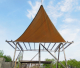 Triangle awning sail sun protection black