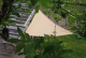 Triangle awning sail sun protection black