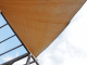 Triangle awning sail sun protection black