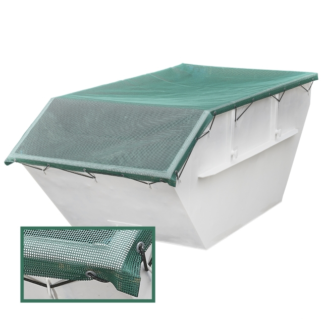 PVC screen | mesh fabric, air permeable, 650g /m² container skips