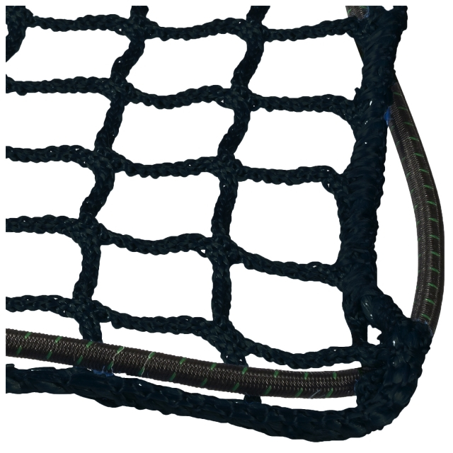 VidaXL Anhängernetz 4x4m Schwarz - Ladungssicherungsnetz Mit Gummiseil