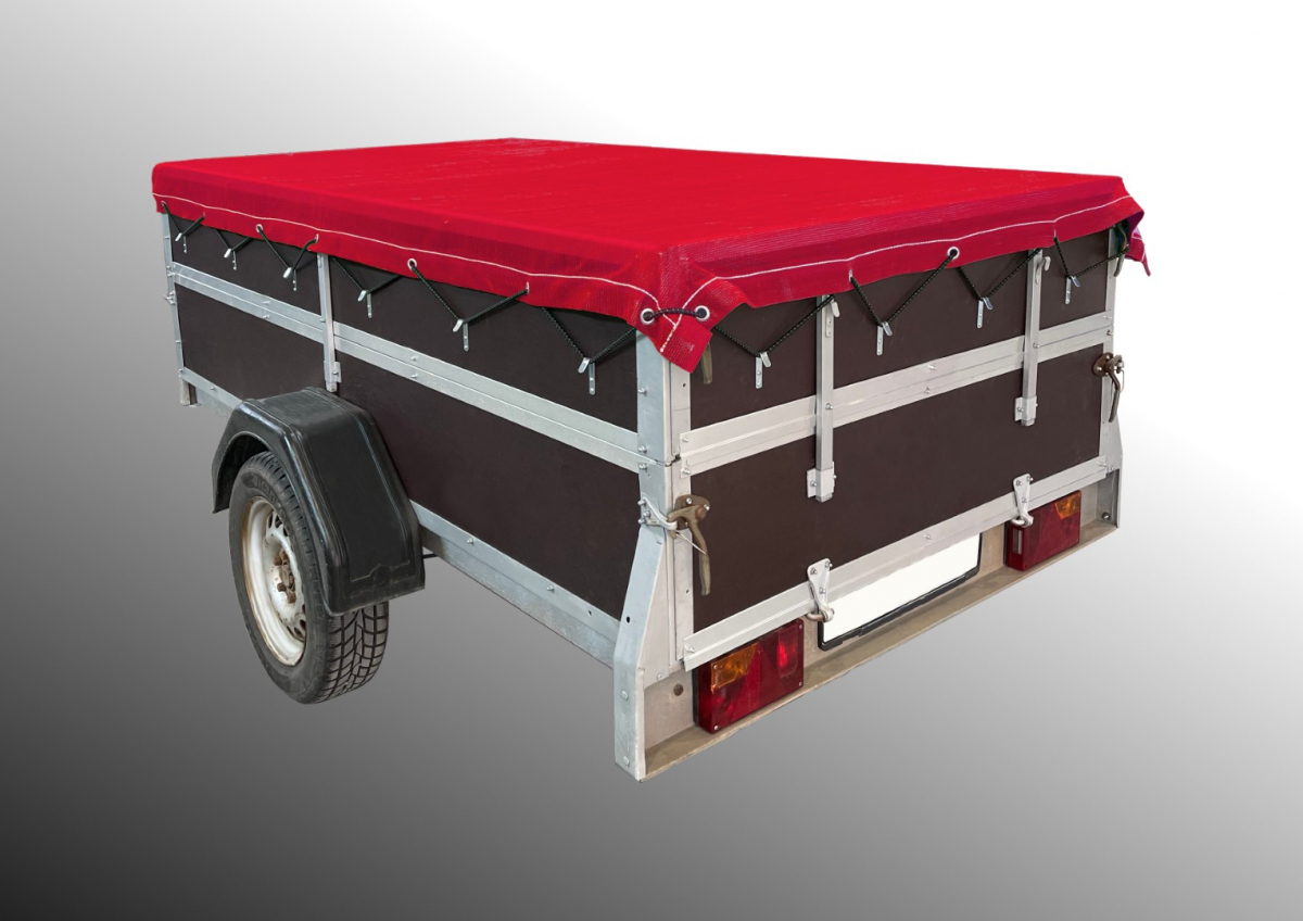 Copertura Rimorchio PVC 1000D Telone Piatto 217x117 Cm Per Rimorchio - Copertura Robusta Per UNSINN WEB 10 Telone Con Corda - Foto 6