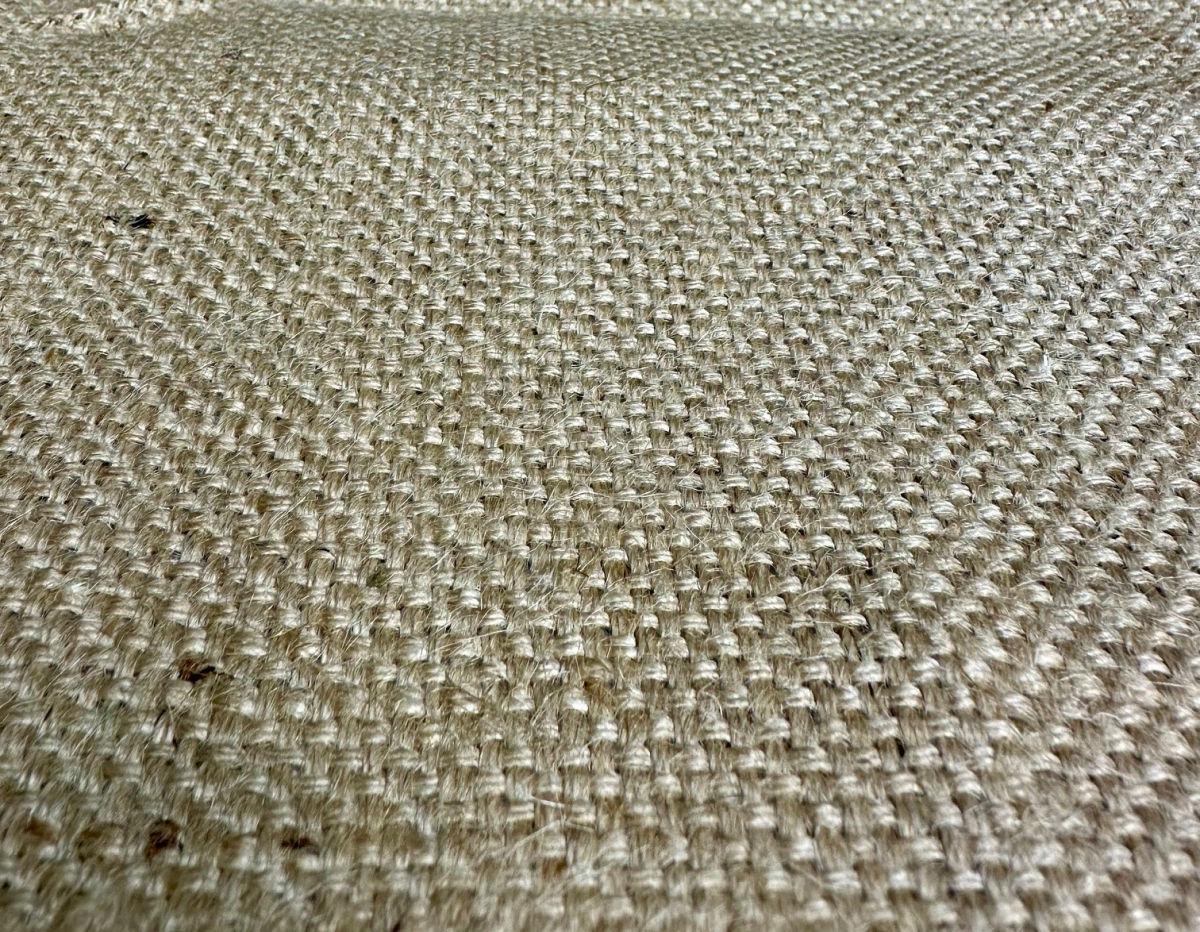 Rotolo di tessuto in tela di iuta, 91,4 cm x 50 m | Non sfilacciato, largo e stretto, rotolo di corsie per matrimoni all'aperto