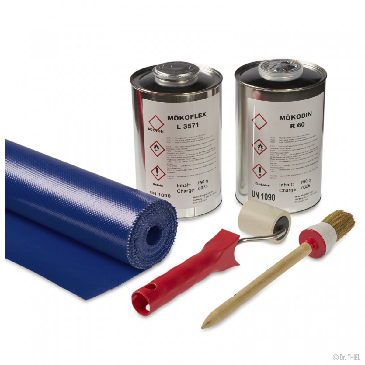 Kit di Riparazione per telone in PVC Verde - Qualità PRO