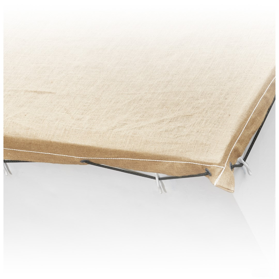 Bâche de conteneur 305g en toile de jute avec corde