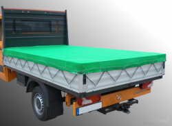 Telone per furgone a cassa aperta | copertura per camioncino | coperchio per furgone cassonato traspirabile PE 220g/m²