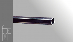 Merce a metro binario scorrimento 24x25mm per tende | protezione laterale | parete divisoria ambienti