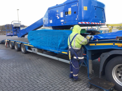 Protezione trasporto protezione cingoli escavatore per mezzi cingolati 200g/m²
