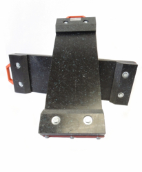 2 pezzi (1 set) piastra gommino di appoggio cuscinetto di protezione cassoni scarrabili | safe`n`roll mobi cuneo mobile