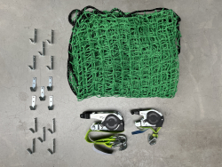 Wysokiej jakości zestaw do zabezpieczania ładunku Siatka do przyczepy Akcesoria do siatki z zapadką