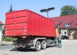 Shur-Co Hy-Tower Planensystem Wechselbehälter Rollcontainer Container Mulden